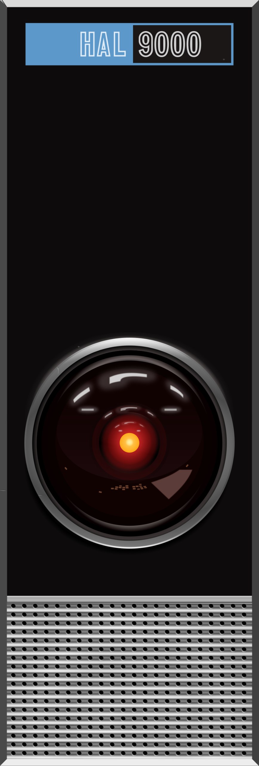HAL 9000 camera lens